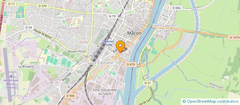 localisation de l'entreprise EURO LOC à MACON