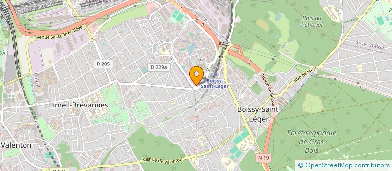 localisation de l'entreprise EURO LOC TP à BOISSY-SAINT-LEGER