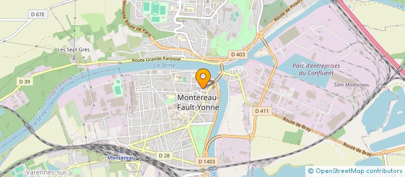 localisation de l'entreprise EURO LOCATION  MONTEREAU-FAULT-YONNE