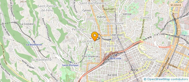 localisation de l'entreprise EURO LOCATION SERVICES à NICE