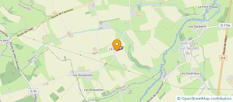 localisation de l'entreprise EURO LOGISTIC ANGERS à HOTTOT-LES-BAGUES