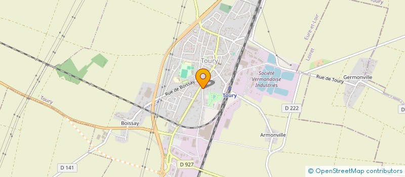 localisation de l'entreprise EURO LOIRE à TOURY