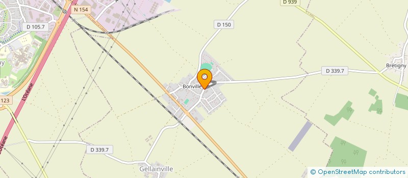 localisation de l'entreprise EURO-LUMENS SARL à GELLAINVILLE