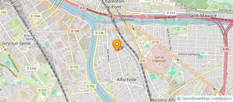 localisation de l'entreprise EURO M'S à ALFORTVILLE