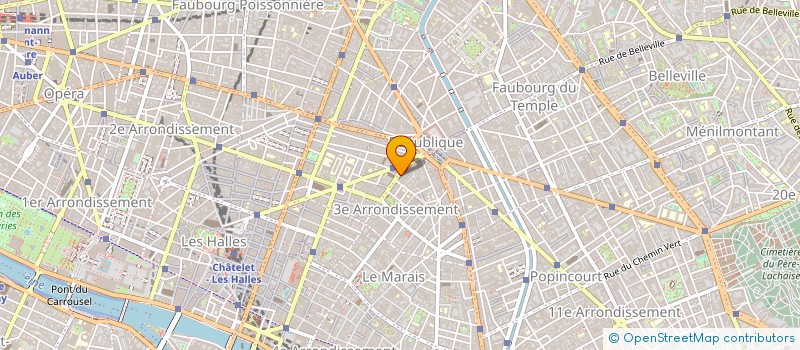 localisation de l'entreprise EURO MAAP à PARIS
