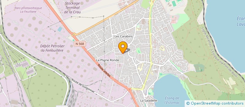 localisation de l'entreprise EURO MACONNERIE  FOS-SUR-MER