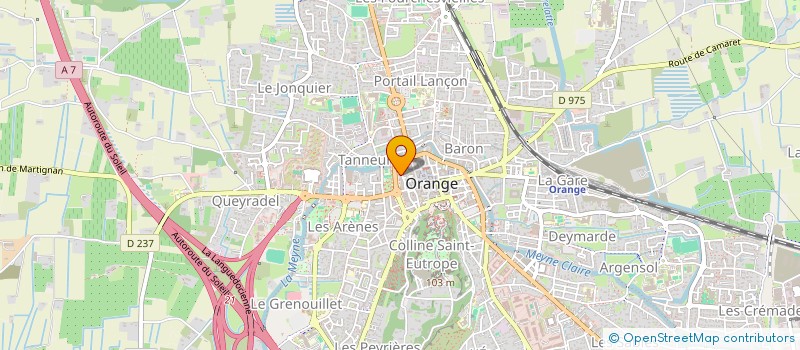 localisation de l'entreprise EURO MAGH MULTI SERVICES à ORANGE