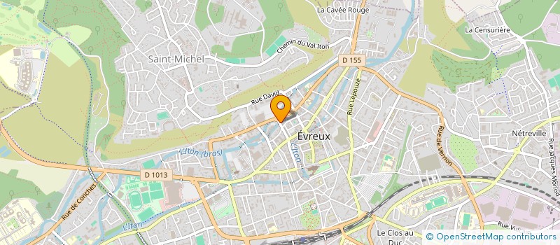 localisation de l'entreprise EURO MAGHREB VOYAGES à EVREUX