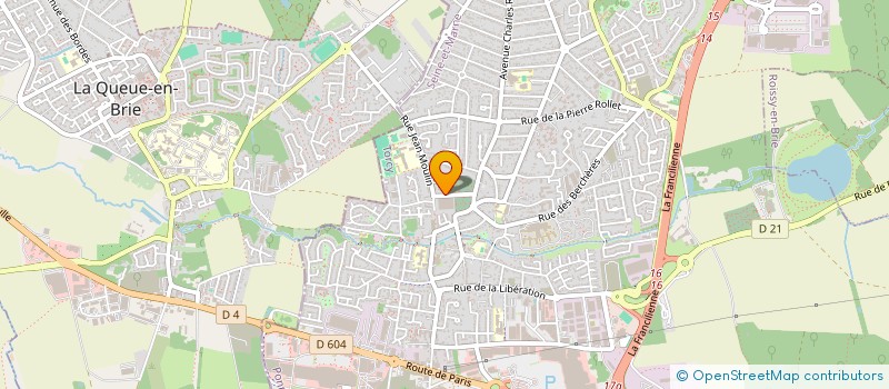 localisation de l'entreprise EURO-MAGHREBINE D'ETUDES ET DE COMMERCE à PONTAULT-COMBAULT