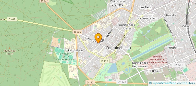 localisation de l'entreprise EURO MAGNETS  FONTAINEBLEAU