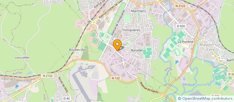 localisation de l'entreprise EURO MAINTENANCE à AURILLAC