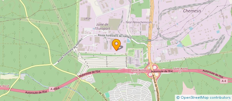 localisation de l'entreprise EURO MAINTENANCE SERVICE à SAINT-AVOLD