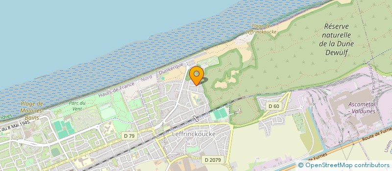 localisation de l'entreprise EURO MAINTENANCE SERVICES  LEFFRINCKOUCKE