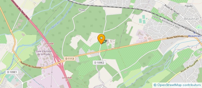 localisation de l'entreprise EURO MAINTENANCE VENTE INDUSTRIE  AYGUEMORTE-LES-GRAVES