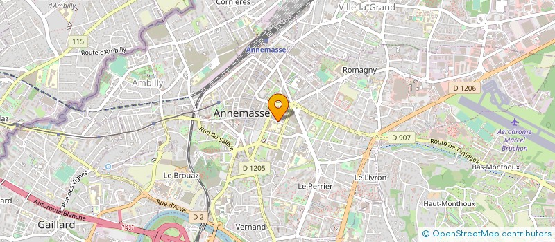 localisation de l'entreprise EURO-MARIAGE  ANNEMASSE