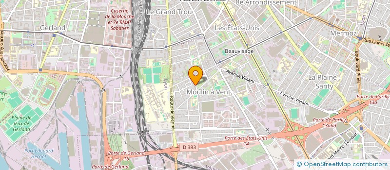 localisation de l'entreprise EURO MARKET à VENISSIEUX