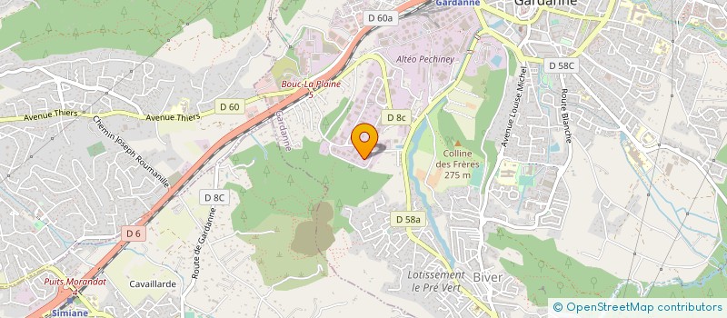 localisation de l'entreprise EURO MARKETING SERVICES à GARDANNE