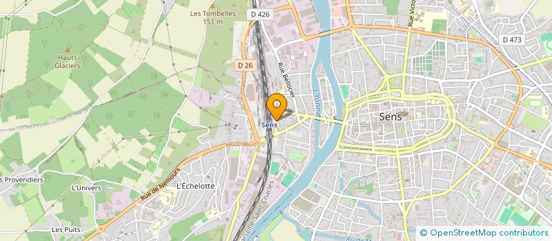 localisation de l'entreprise EURO MARMI à SENS