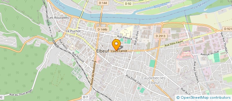 localisation de l'entreprise EURO-MARTEKING à ELBEUF