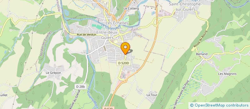 localisation de l'entreprise EURO MAT LYON à ENTRE-DEUX-GUIERS