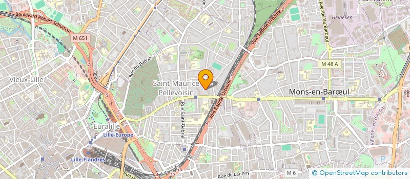 localisation de l'entreprise EURO MATERIEL à LILLE
