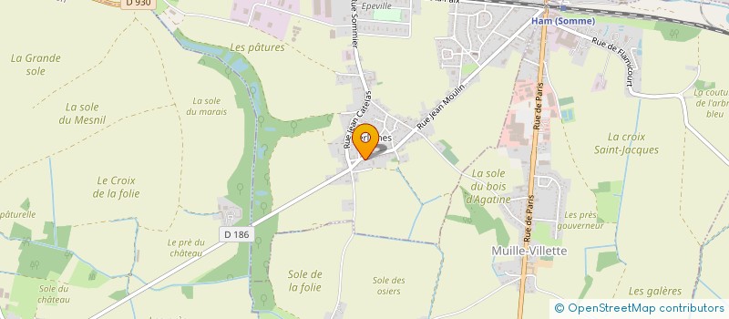 localisation de l'entreprise EURO MECA  EPPEVILLE