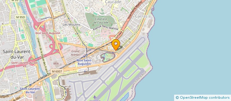 localisation de l'entreprise EURO MED BAT à NICE