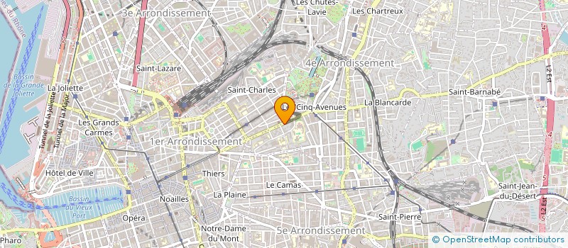 localisation de l'entreprise EURO MED MUSES à MARSEILLE