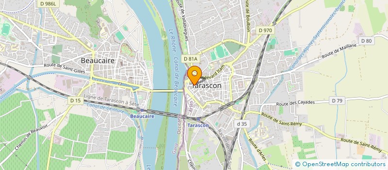 localisation de l'entreprise EURO MEDIA à TARASCON