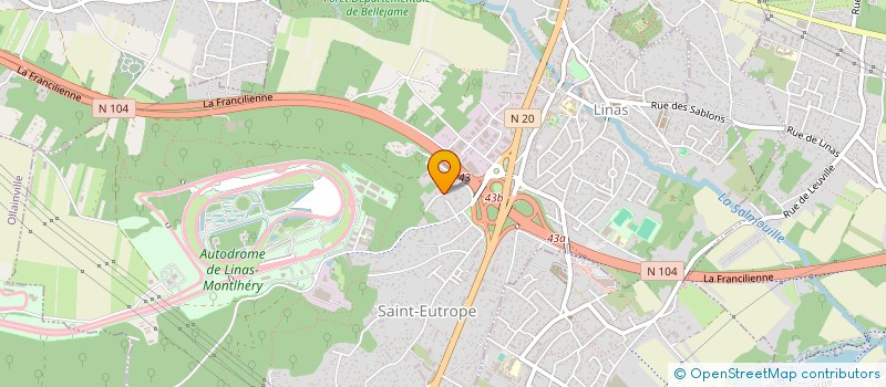 localisation de l'entreprise EURO MEDIA SERVICES  LINAS