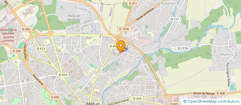 localisation de l'entreprise EURO MEDIAS ASSOCIES à MELUN