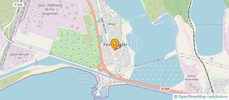 localisation de l'entreprise EURO-MEDITERRANEE-SERVICES à FOS-SUR-MER