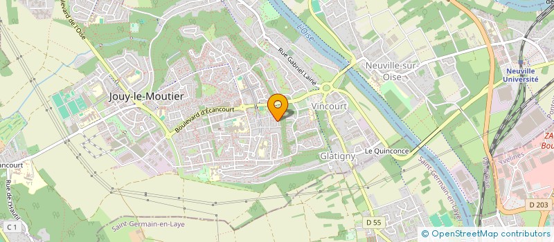 localisation de l'entreprise EURO MENU  JOUY-LE-MOUTIER