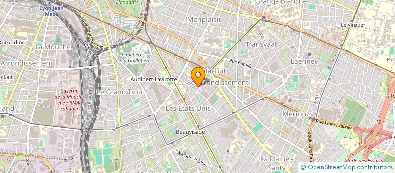 localisation de l'entreprise EURO MERCURE FINANCE  LYON