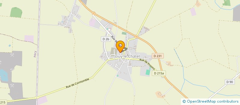 localisation de l'entreprise EURO METAL IDF à JOUY-LE-CHATEL