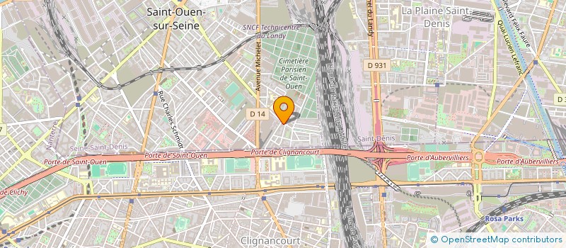 localisation de l'entreprise EURO METRE CARRE INVEST à SAINT-OUEN-SUR-SEINE