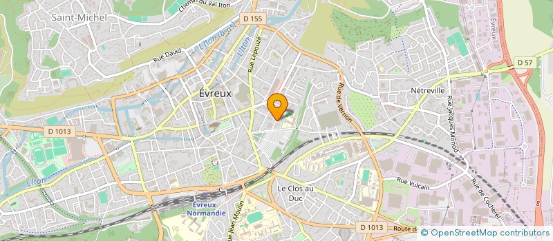 localisation de l'entreprise EURO MEUBLE à EVREUX