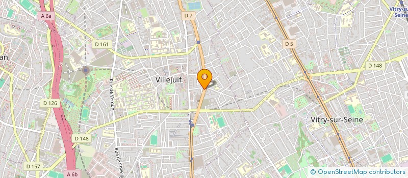 localisation de l'entreprise EURO MILCAR à VILLEJUIF