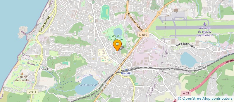 localisation de l'entreprise EURO MOBIL BIARRITZ à BIARRITZ