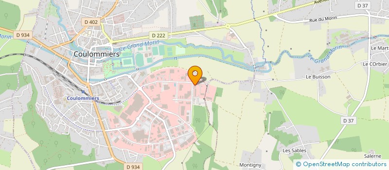 localisation de l'entreprise EURO MONTAGE D'ECHAFAUDAGES à COULOMMIERS