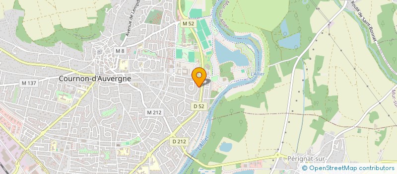 localisation de l'entreprise EURO MOS ELECTRONIQUE  COURNON-D'AUVERGNE