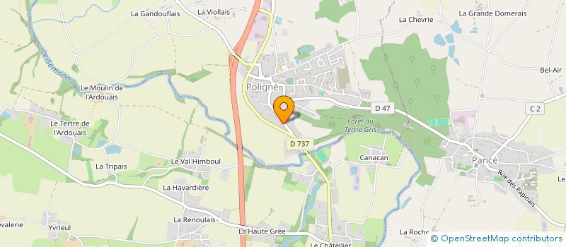 localisation de l'entreprise EURO MOTORS à POLIGNE