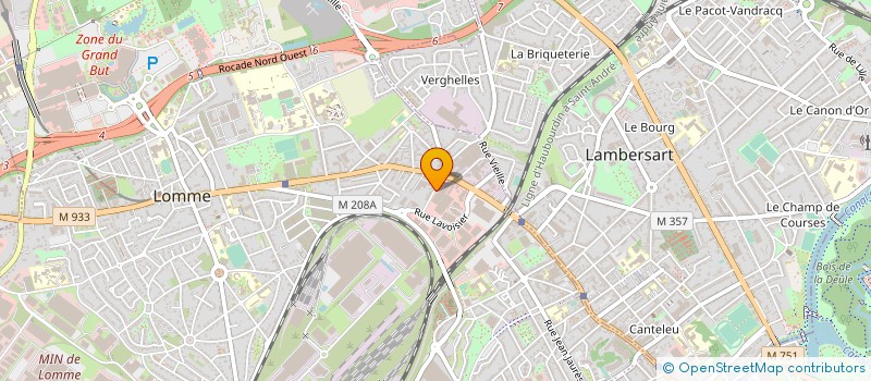 localisation de l'entreprise EURO MOTORS à LILLE