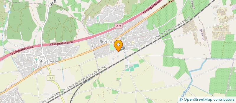 localisation de l'entreprise EURO MOVE FRANCE  SAINT-GERVASY