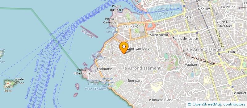 localisation de l'entreprise EURO MULTI SERVICES à MARSEILLE