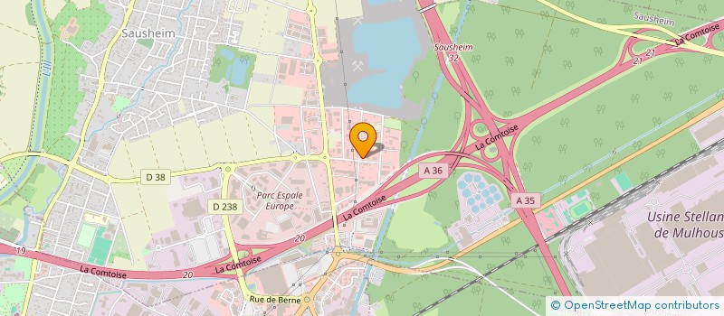 localisation de l'entreprise EURO MULTI SERVICES à SAUSHEIM