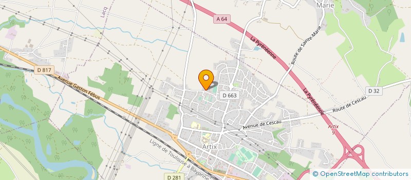 localisation de l'entreprise EURO NEGOCE à LACQ