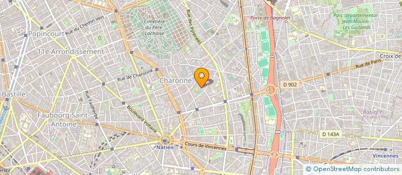 localisation de l'entreprise EURO NEGOCE A L'EXPORT à PARIS