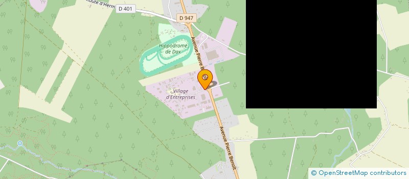 localisation de l'entreprise EURO NEGOCE MATERIELS TRAVAUX PUBLICS à SAINT-PAUL-LES-DAX