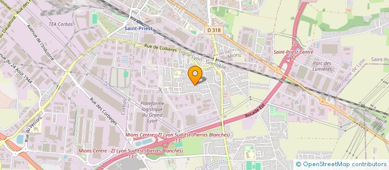 localisation de l'entreprise EURO NEP à MIONS